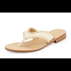 Jack Rogers Gold Megan Sandals